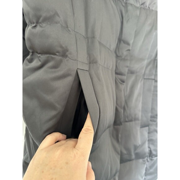 J.Jill Women’s Down Medium Petite Black Puffer Winter Coat polyester - Picture 8 of 12